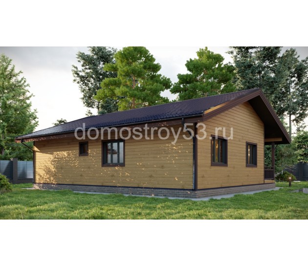 Каркасный дом 10х12 "Бокситогорск"